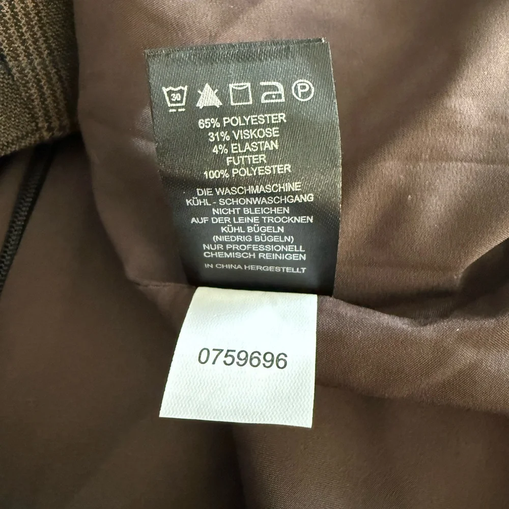 Rachel Zoe Brown And Black Plaid Mini Skirt NWOT Size 8